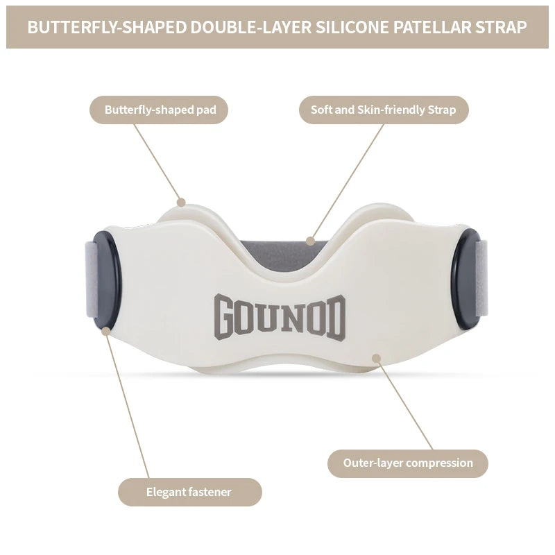 Gounod Precision Knee Support Strap - Targeted Pain Relief